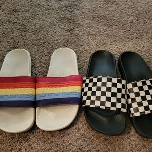 Vans slides 6Y
